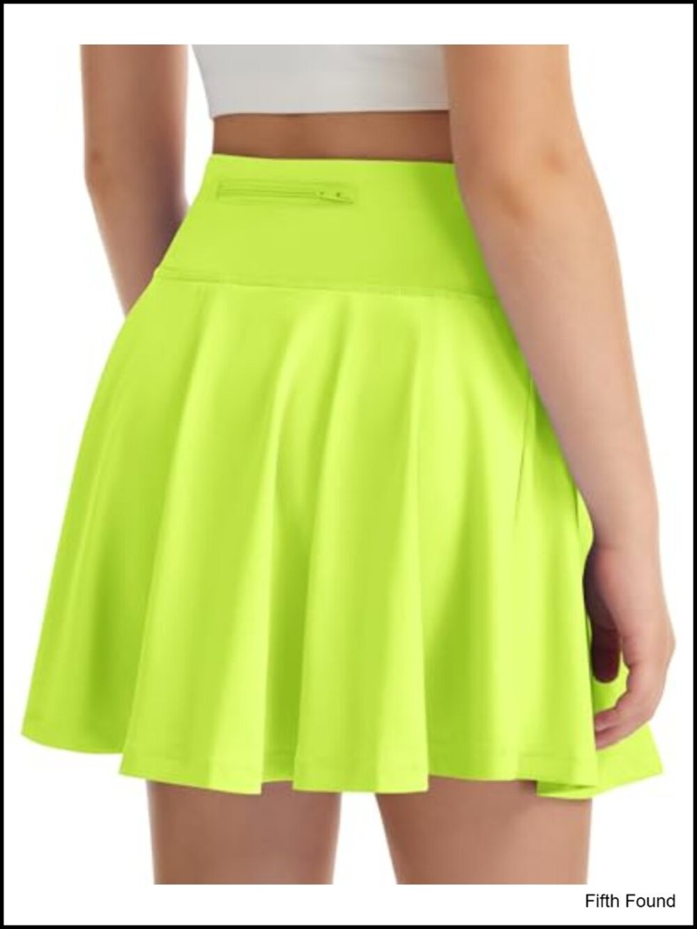 Girls Pleated Athletic Skirt Built-in Shorts 2-in-1 Tennis Skort